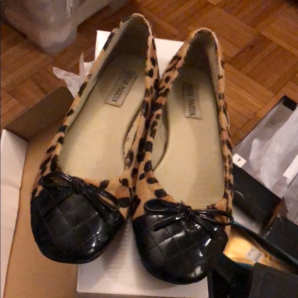 Steve Madden Leopard Flats 7